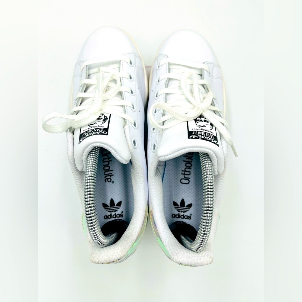 🆕adidas Stan Smith J 'Iridescent' (2016) AQ6272 Men's size 7 Brand New No Box - Picture 7 of 8